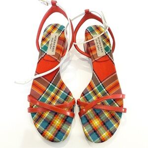 Burberry Tartan two-tone sandal